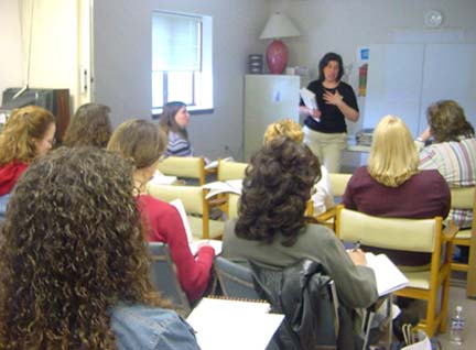 Participants choose small group seminars to tailor their Open Door experience to their own learning needs. 